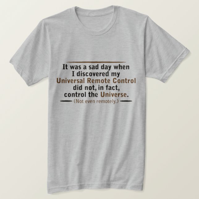 Camiseta era un día triste… (Anverso del diseño)