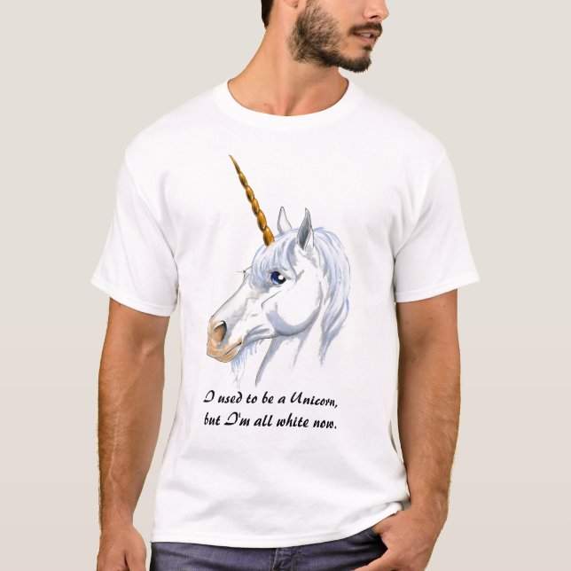 Camiseta Era un unicornio (Anverso)