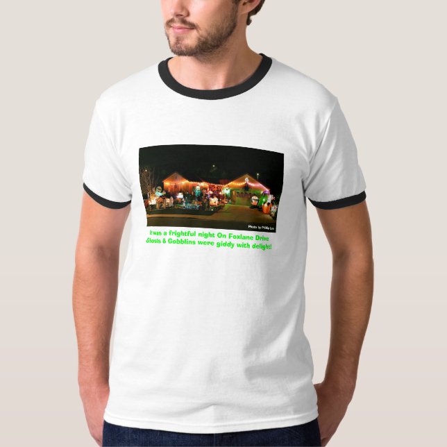 Camiseta Era una noche espantosa en Foxlane D… (Anverso)