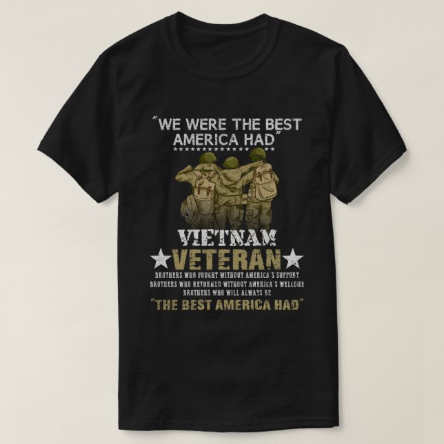 Camiseta Éramos Los Mejores Estados Unidos Que Tenía Vetera (Diseño del anverso)