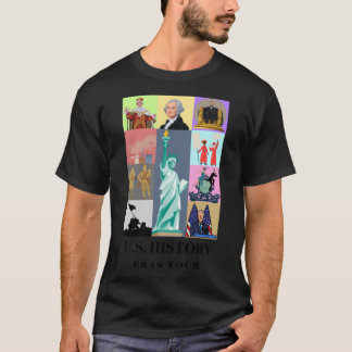 Camiseta eras de la historia de EE. UU. familia
