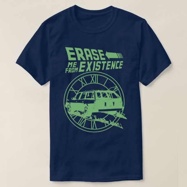 Camiseta Erase mi de la existencia graciosa parodia (Diseño del anverso)