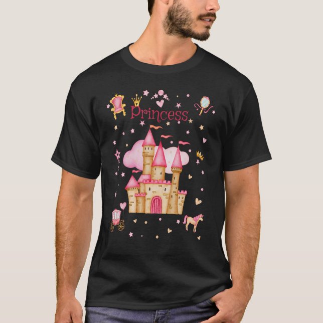 Camiseta Érase una vez el Castillo de la Princesa Carrito d (Anverso)