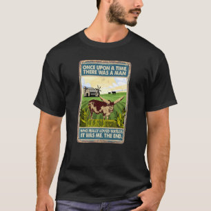 Camiseta Érase una vez un hombre de raza bovina Watusi