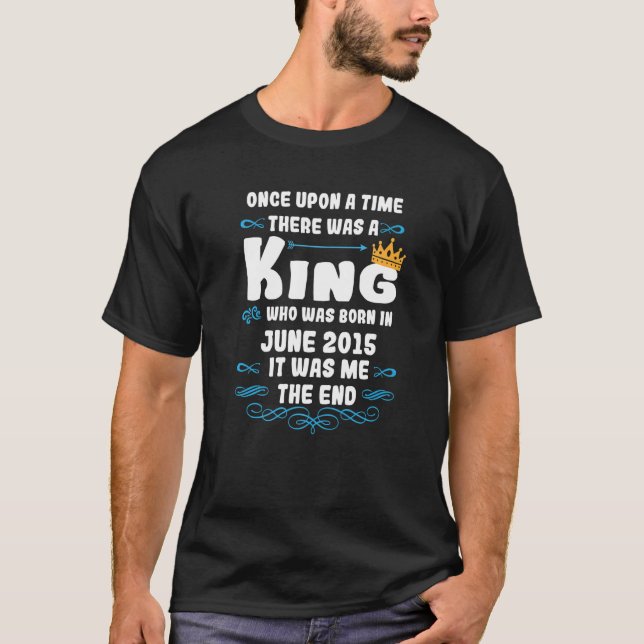 Camiseta Érase una vez un rey. (Anverso)