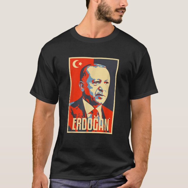 Camiseta Erdogan Turquía al presidente turco Hogar (Anverso)