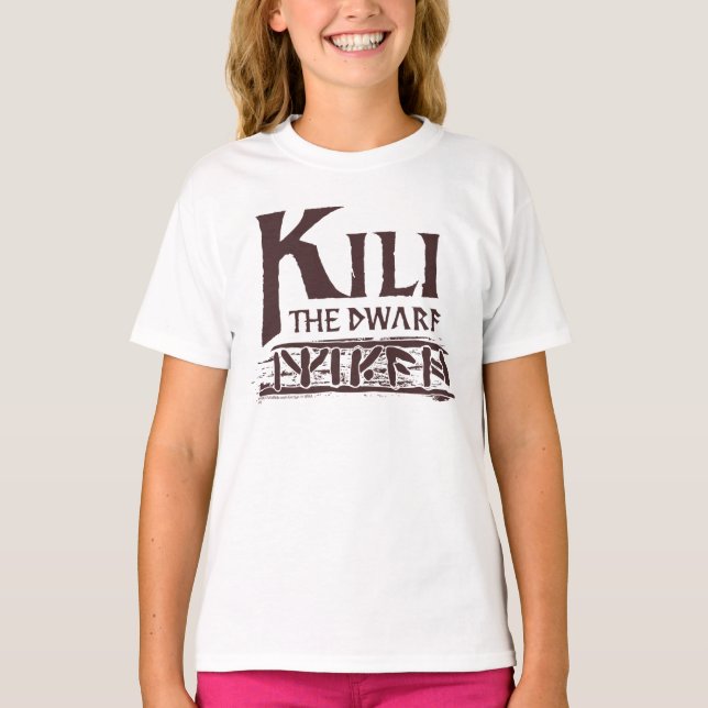 Camiseta Erebor - Nombre Kili (Anverso)