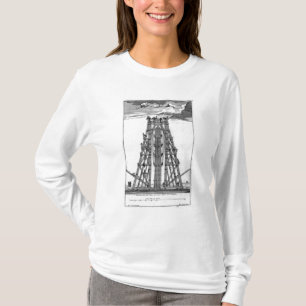 Camiseta Erección del obelisco egipcio antiguo