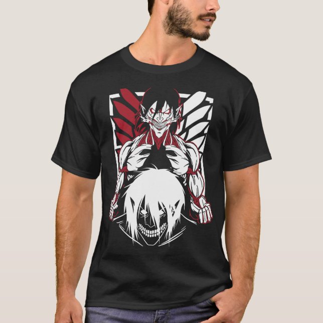 Camiseta Eren Character Evolution Tee (Anverso)