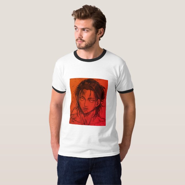 Camiseta Eren Jäger (Ataque a Titán) (Anverso completo)