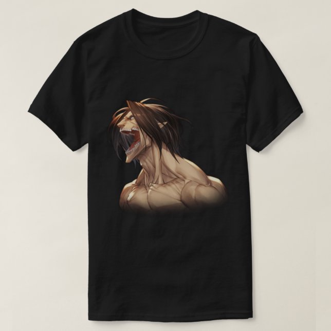 Camiseta Eren Jeager, pegatina en Titán (Diseño del anverso)