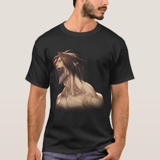 Camiseta Eren Jeager, pegatina en Titán