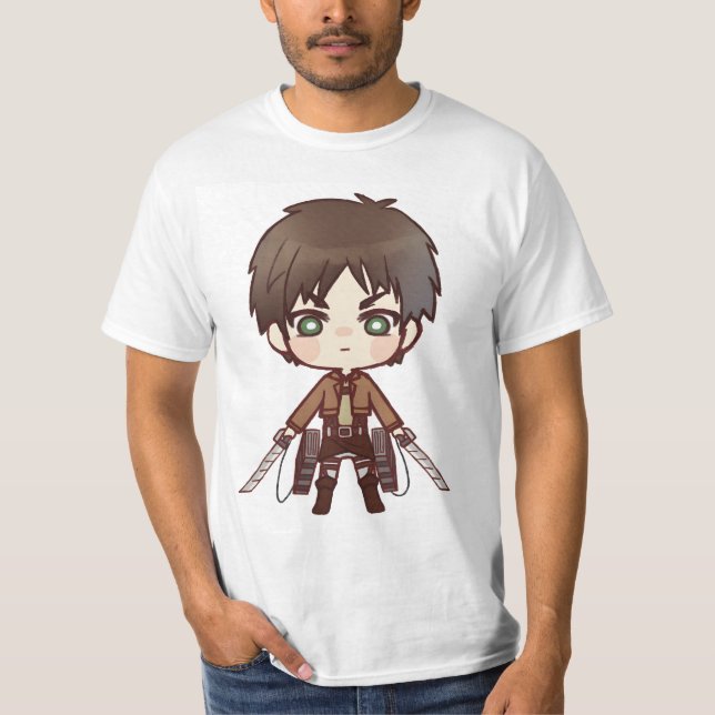Camiseta Eren Yeager con espada (Anverso)