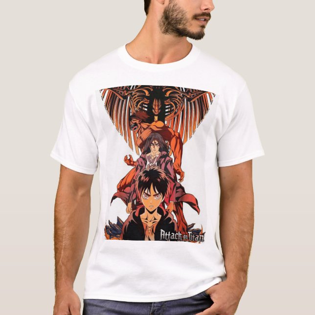 Camiseta Eren Yeager - La lucha por la libertad (Anverso)