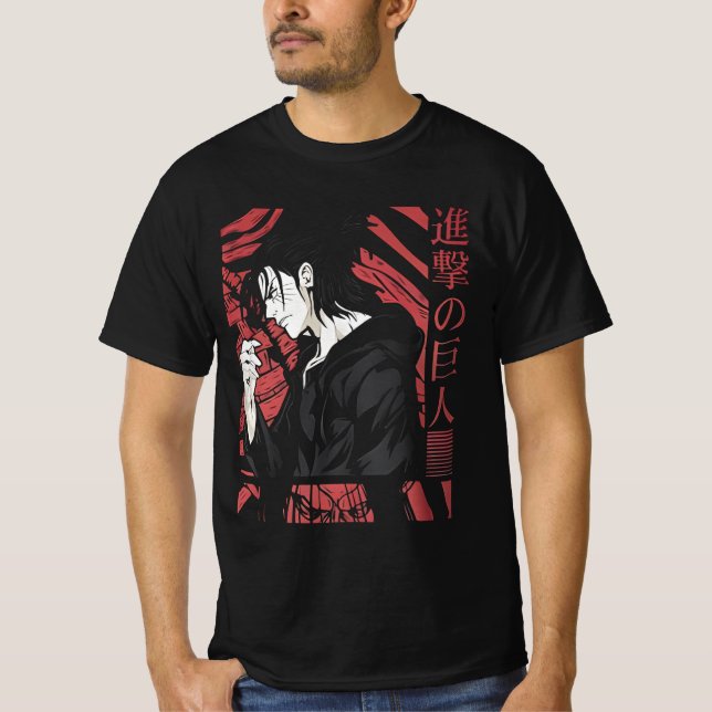 Camiseta Eren Yeager vintage (Anverso)