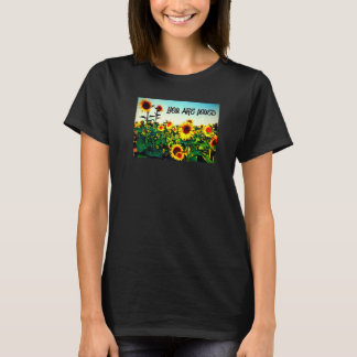 Camiseta Eres amado Girasoles