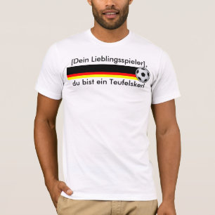 Camiseta “eres dios de fútbol” fútbol Alemania