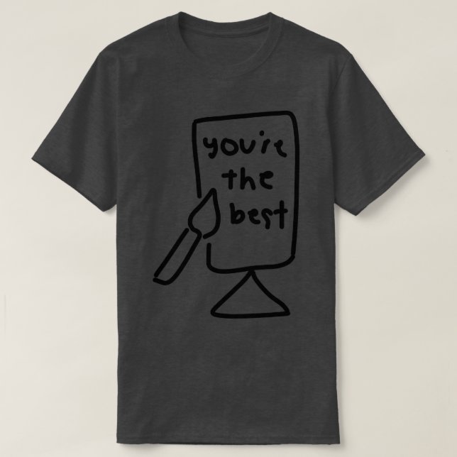Camiseta eres el mejor (Diseño del anverso)