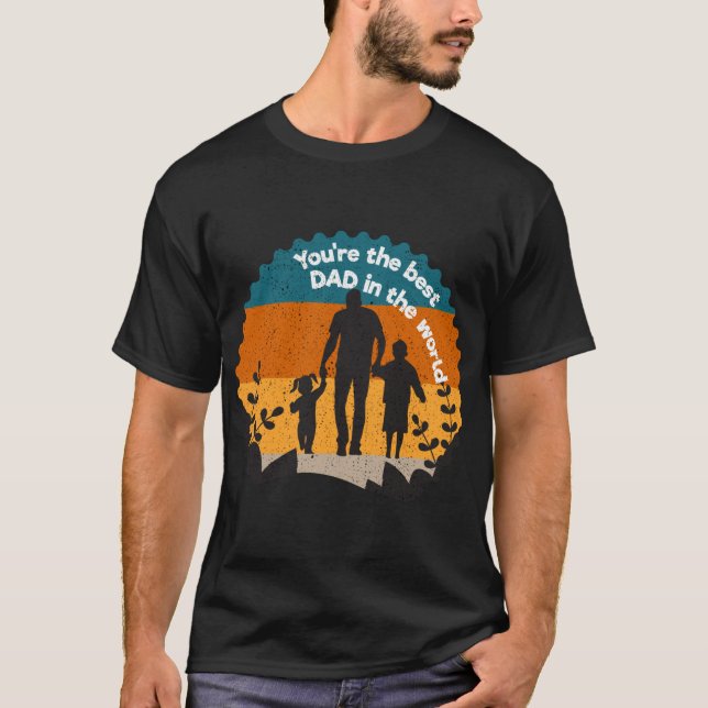 Camiseta Eres el mejor padre del mundo (Anverso)