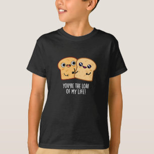 Camiseta Eres el pan de mi vida Divertido pan Pun Oscuro BG