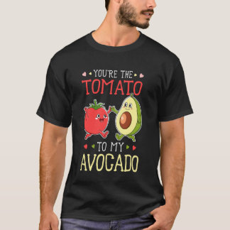 Camiseta Eres El Tomate Para Mi Aguacate Parejas Divertidas