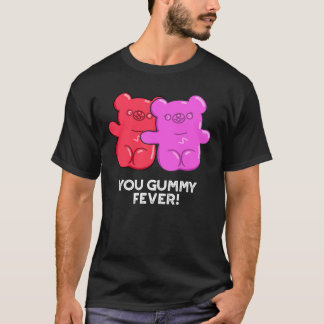 Camiseta Eres Gummy Fever Candy Pun Dark BG