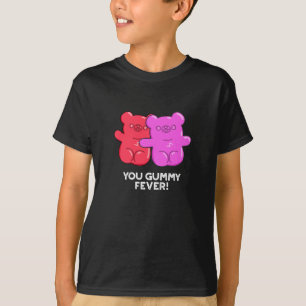 Camiseta Eres Gummy Fever Candy Pun Dark BG