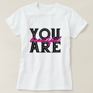 Camiseta Eres Hermosa Inspiradora  