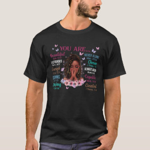 Camiseta Eres Hermoso Victoriano Suficientemente Fuerte Flo