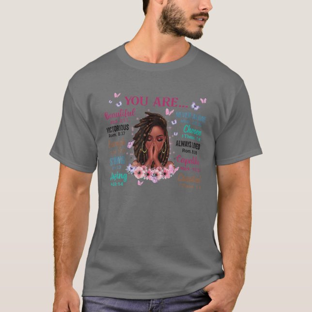 Camiseta Eres Hermoso Victoriano Suficientemente Fuerte Flo (Anverso)
