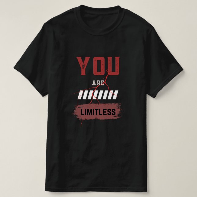 Camiseta Eres ilimitado (Diseño del anverso)