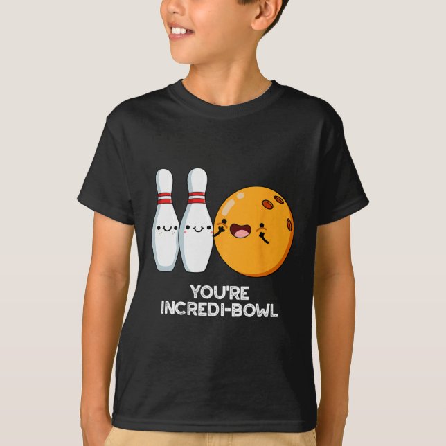 Camiseta Eres Incredit-bowl Funny Bowling Pun (Anverso)