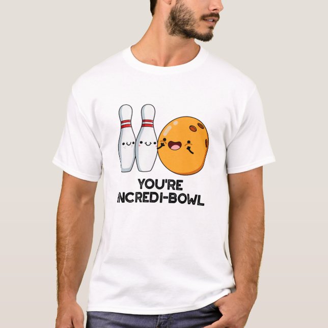 Camiseta Eres Incredit-bowl Funny Bowling Pun (Anverso)