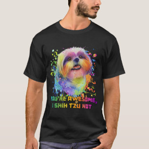 Camiseta Eres Increíble Si Shih Tzu No Es Un Pun Animal De 