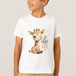 Camiseta Eres Jirafa Linda Dulce Arte
