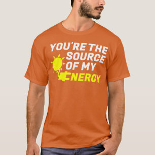 Camiseta Eres la fuente de mi ele verde romántico de la ene