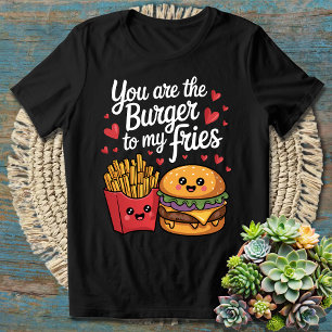 Camiseta Eres La Hamburguesa Para Mis Patatas Cute Pareja's