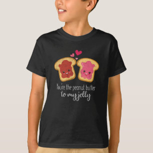 Camiseta Eres La Mantequilla De Maní Para Mi Jelly Cute Kaw