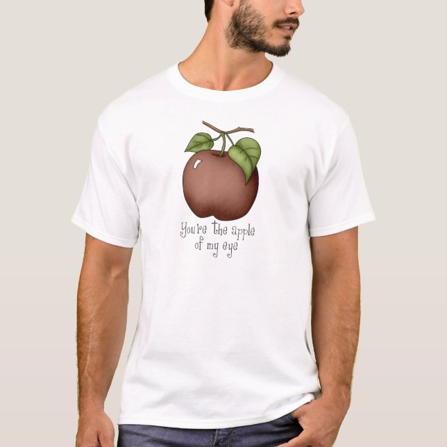 Camiseta Eres la manzana de mi ojo (Anverso)