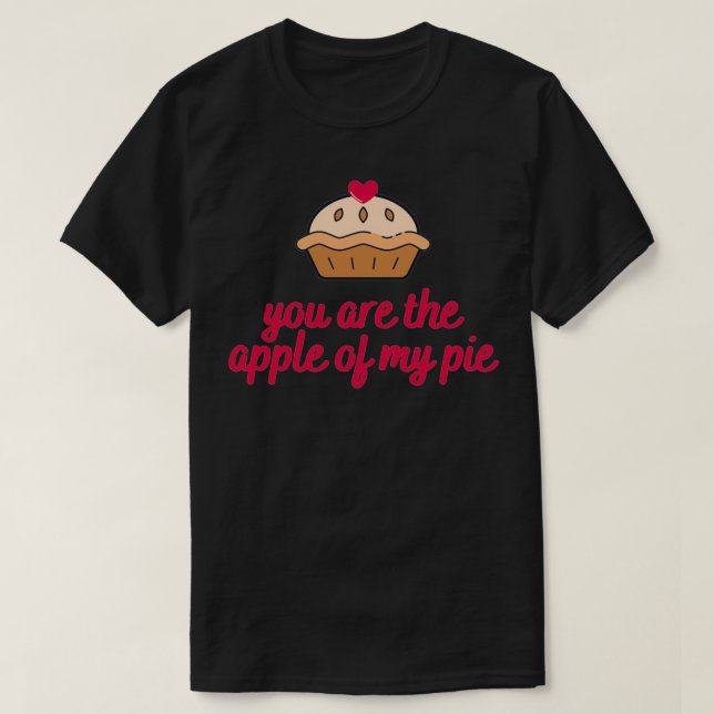 Camiseta Eres La Manzana De Mi Pie (Diseño del anverso)