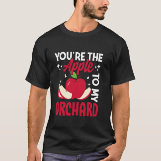 Camiseta Eres la Manzana para mi manzana de manzanar