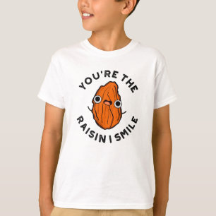 Camiseta Eres la raisin que sonríe divertido bollo de comid