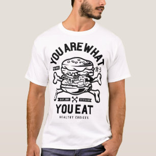 Camiseta Eres lo que comes