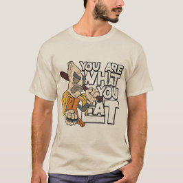 Camiseta Eres Lo Que Comes Diseño De Dibujos Divertidos Y H