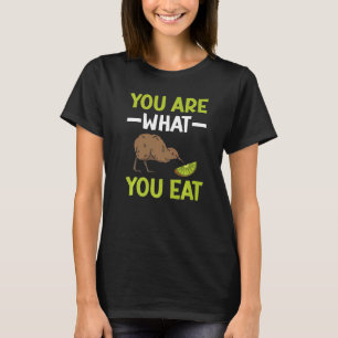 Camiseta Eres Lo Que Comes Kiwi De Nueva Zelanda Aves