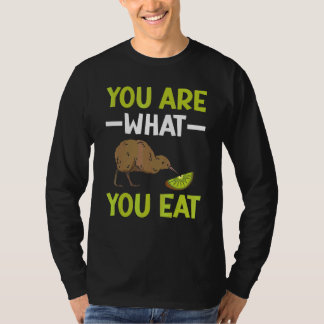 Camiseta Eres lo que comes Nueva Zelanda Kiwi Ave Observaci