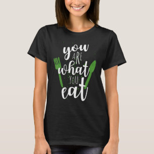Camiseta Eres Lo Que Comes Para La Planta De Vegans Limpia