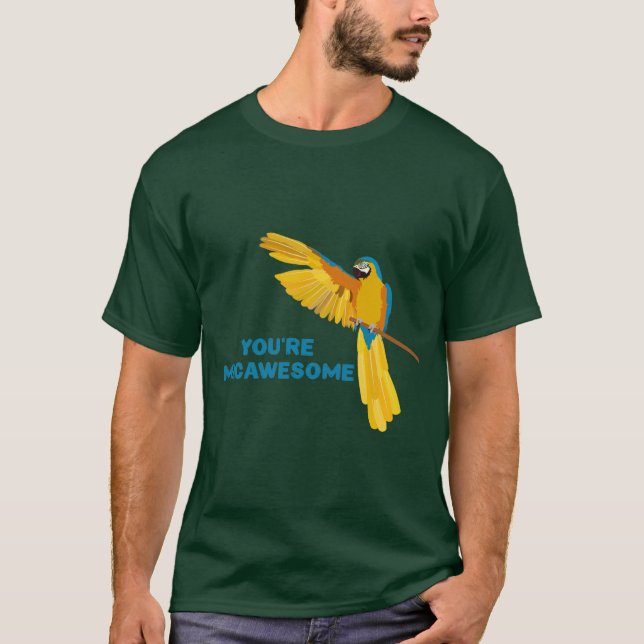 Camiseta Eres Macawesome (Anverso)