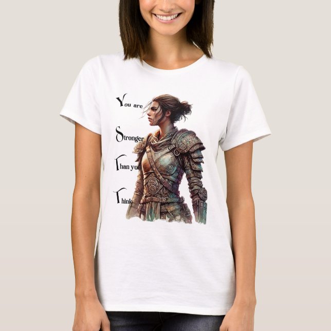 Camiseta Eres más fuerte de lo que crees (Anverso)