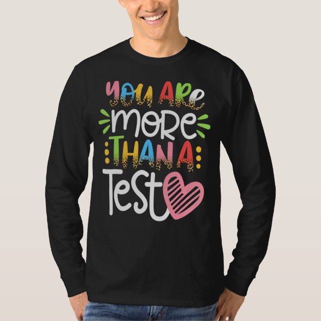 Camiseta Eres Más Que Un Leopard De Test Score Test Day (Anverso)